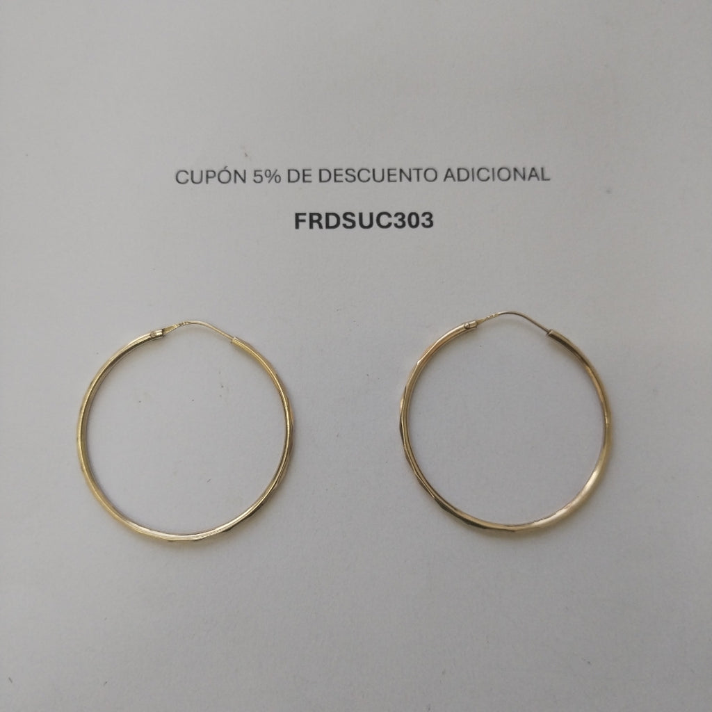 ARRACADAS PAR ORO 14 K 3.2 GRMS (SEMINUEVO)