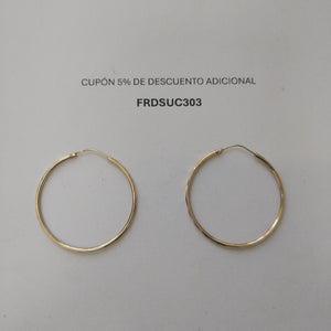 ARRACADAS PAR ORO 14 K 3.2 GRMS (SEMINUEVO)