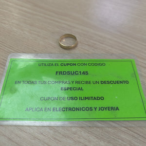 ARGOLLA ORO 10 K 1.2 GRMS (SEMINUEVO)