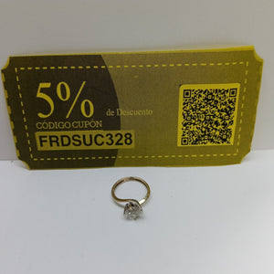 SOLITARIO ORO 10 K 2.2 GRMS (SEMINUEVO)