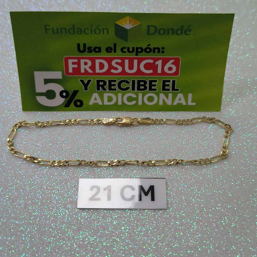 PULSERA ORO 14 K 2,30 GRMS (SEMINUEVO)