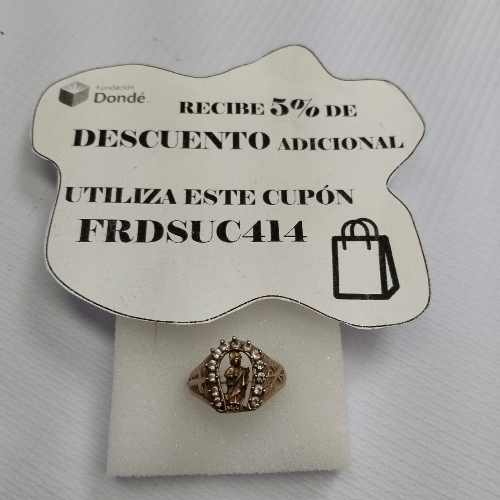 ANILLO ORO 10 K 4.7 GRMS (SEMINUEVO)