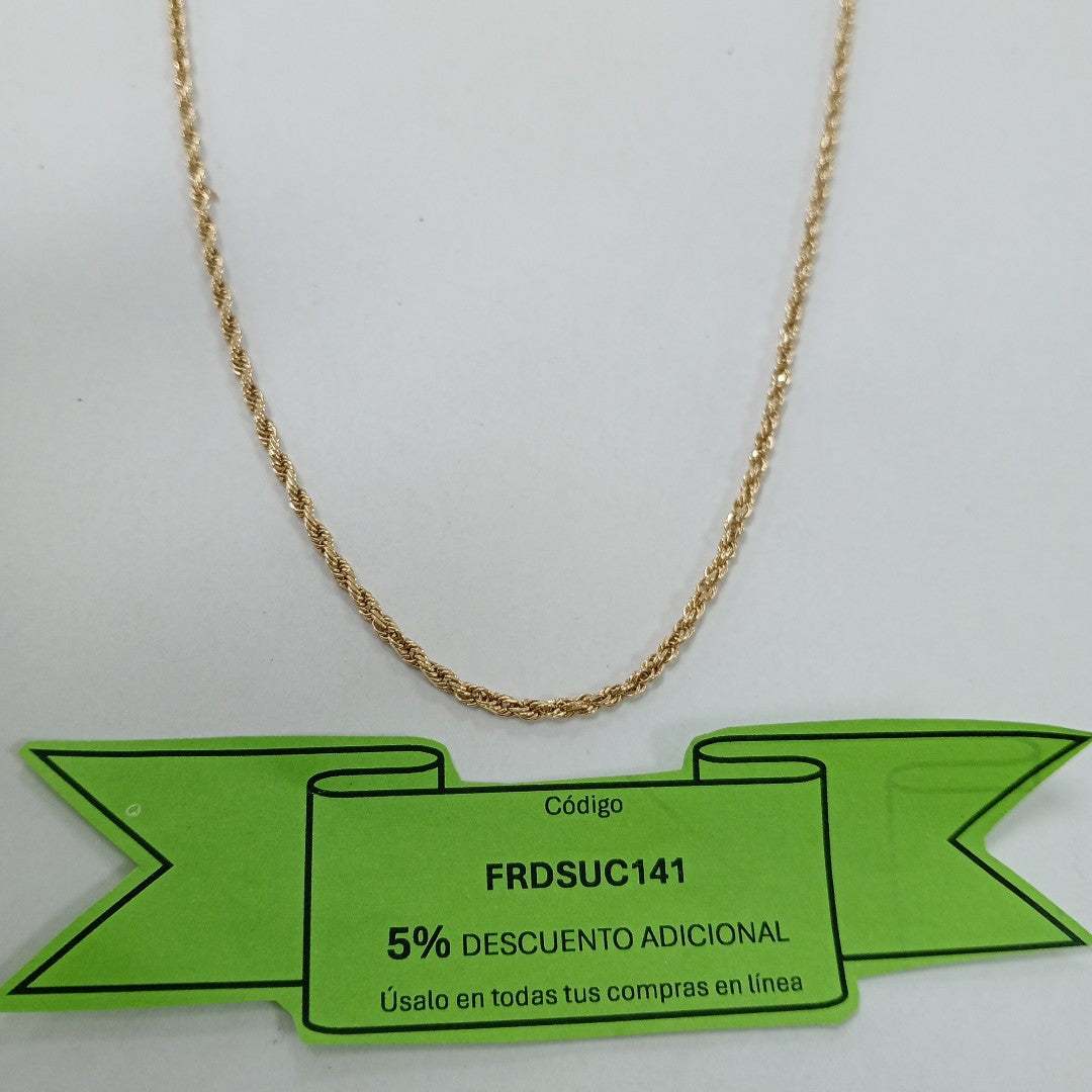 CADENA ORO 14 K 7.4 GRMS (SEMINUEVO)