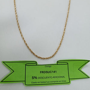 CADENA ORO 14 K 7.4 GRMS (SEMINUEVO)