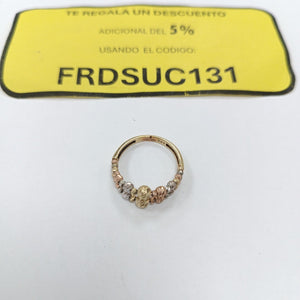 ANILLITO ORO, ORO COMBINADO 14 K 2.6 GRMS (SEMINUEVO)