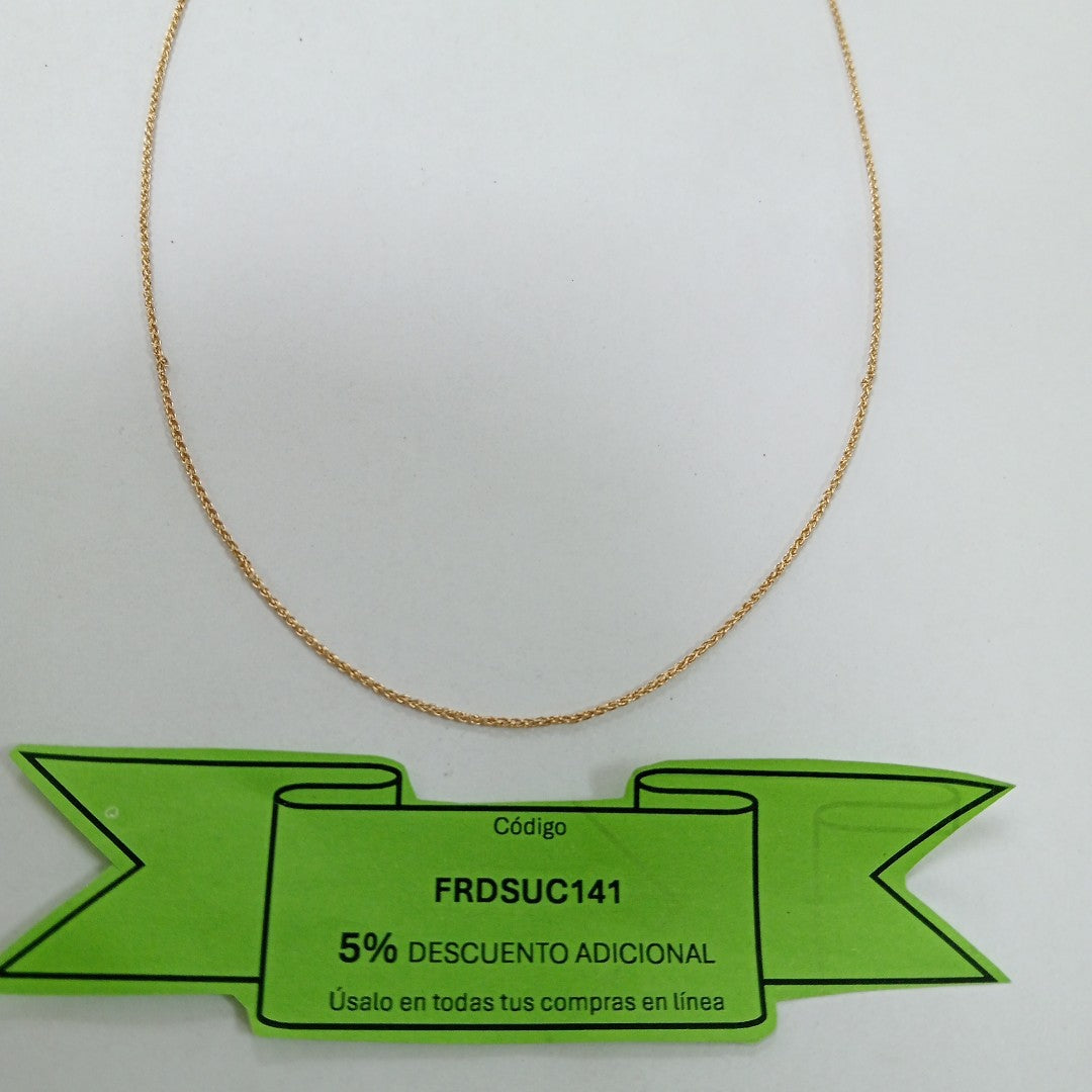 CADENA ORO 18 K 2.2 GRMS (SEMINUEVO)