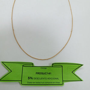 CADENA ORO 18 K 2.2 GRMS (SEMINUEVO)