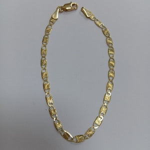 PULSERAS GUCHI ORO 14K 18 CM 2.9 GR (NUEVO)