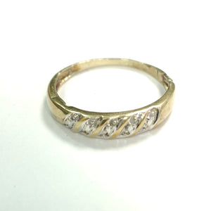 ANILLO ORO,ORO COMBINADO 10 K 1,40 GRMS (SEMINUEVO)