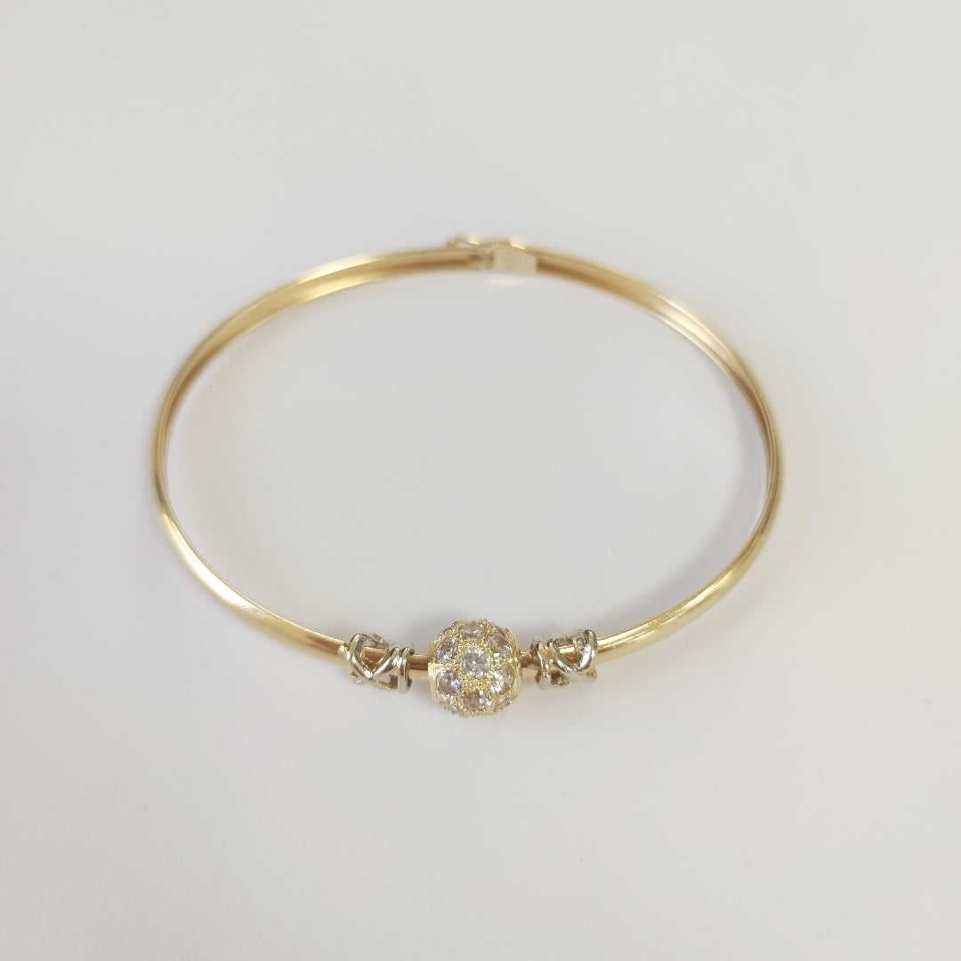 PULSERA RIGIDA ORO 14 K 5,70 GRMS (SEMINUEVO)