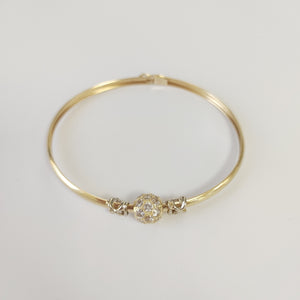 PULSERA RIGIDA ORO 14 K 5,70 GRMS (SEMINUEVO)