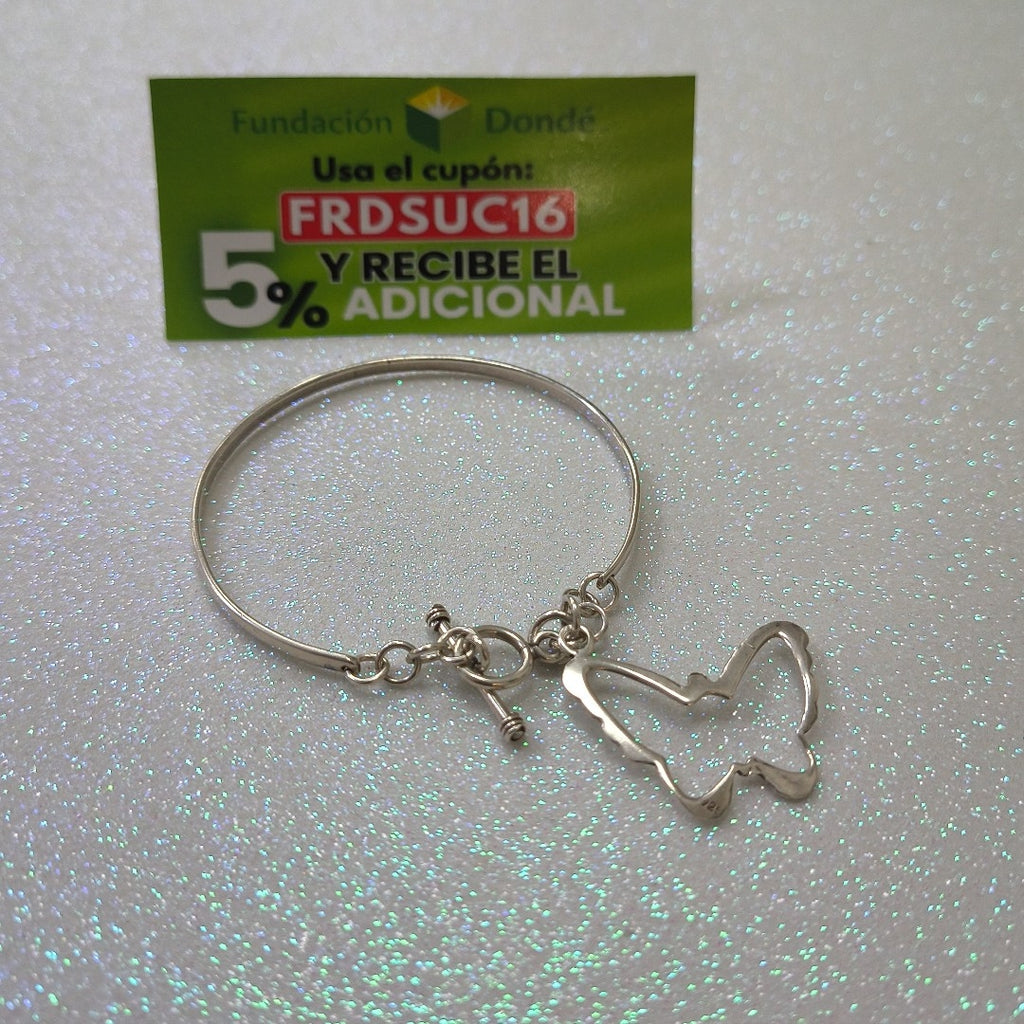 PULSERA RIGIDA PLATA 8.6 GRMS (SEMINUEVO)
