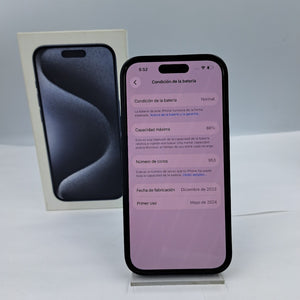 CELULAR APPLE IPHONE 15 PRO A3101 128 GB 8 GB RAM (SEMINUEVO)