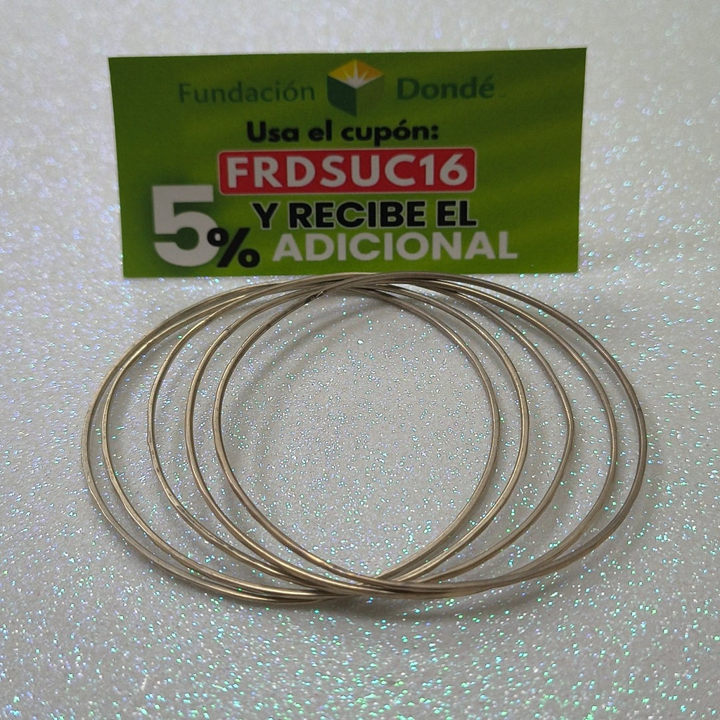 SEMANARIO DE PULSERAS PLATA 13,40 GRMS (SEMINUEVO)
