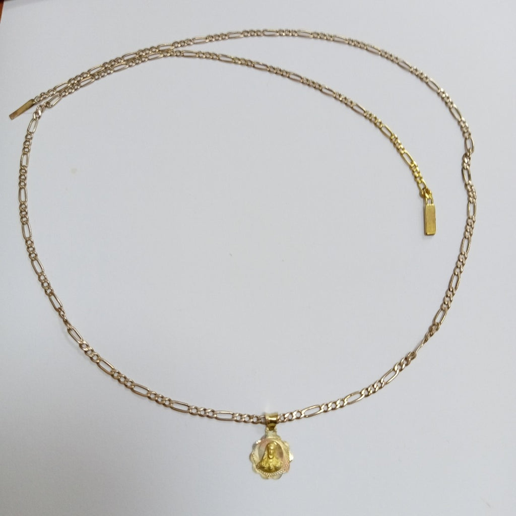 CADENA, DIJE ORO 8 K 9.6 GRMS (SEMINUEVO)