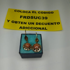 ARETES PAR ORO 8 K 4,30 GRMS (SEMINUEVO)