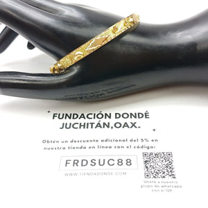 PULSERA RIGIDA ORO 10 K 7,80 GRMS (SEMINUEVO)
