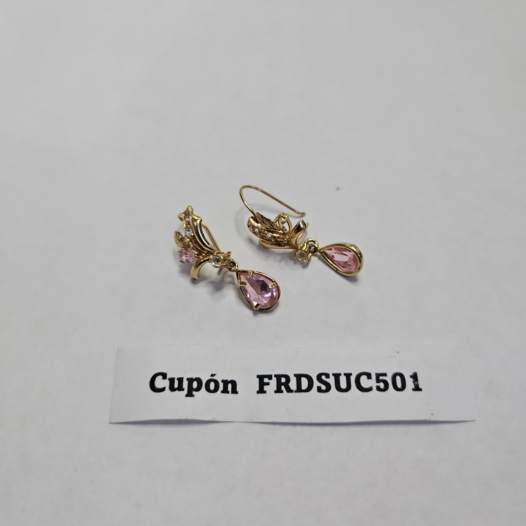 ARETES PAR ORO 14 K 2.7 GRMS (SEMINUEVO)
