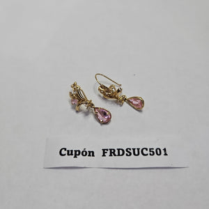 ARETES PAR ORO 14 K 2.7 GRMS (SEMINUEVO)