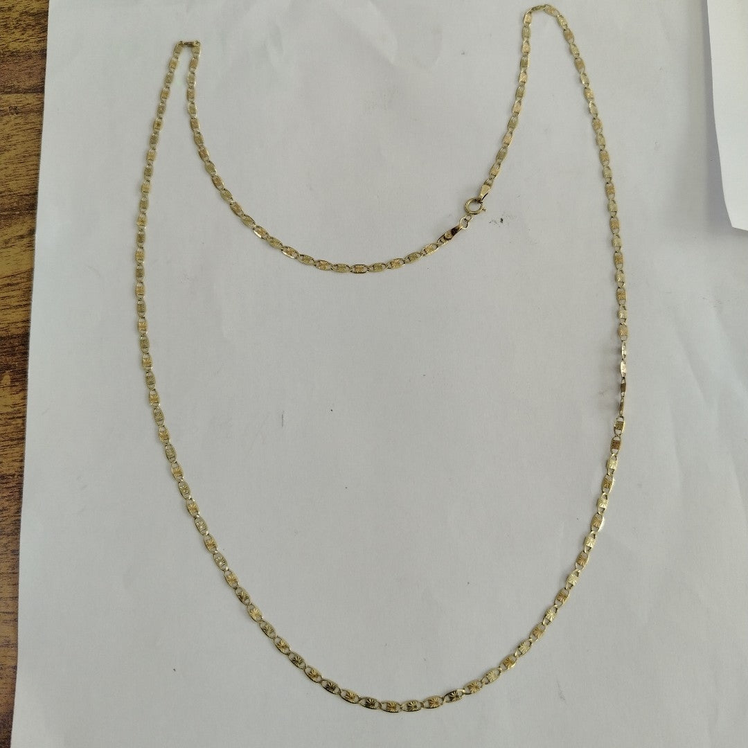 CADENA ORO,ORO COMBINADO 10 K 5,10 GRMS (SEMINUEVO)