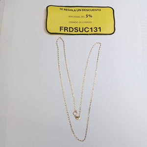 CADENAS TEJIDO ESLABONES ORO 10K 55 CM 1.9 GR (NUEVO)