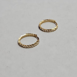 ARRACADAS PAR ORO 10 K 1.3 GRMS (SEMINUEVO)