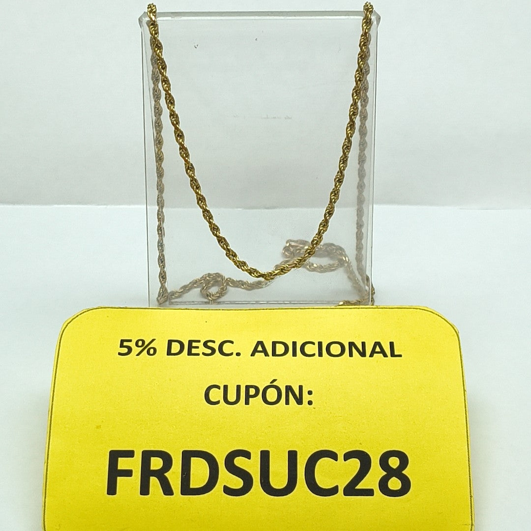 CADENA ORO 10 K 10 GRMS (SEMINUEVO)