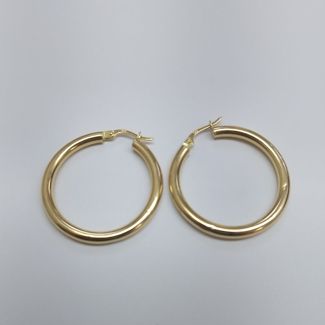 ARRACADAS PAR ORO 14 K 2.3 GRMS (SEMINUEVO)