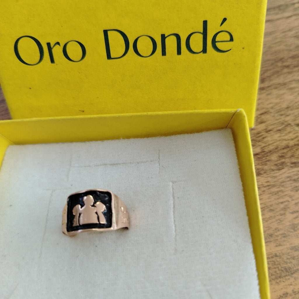 ANILLO DE GRADUACIÓN ORO 8 K 2,10 GRMS (SEMINUEVO)