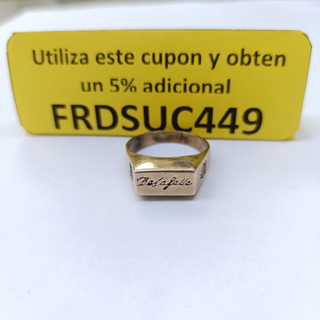 ANILLO ORO 8 K 5 GRMS (SEMINUEVO)