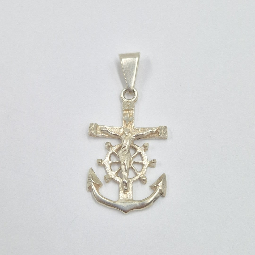 CRISTO EN ANCLA PLATA 3 GRMS (SEMINUEVO)