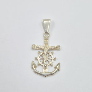 CRISTO EN ANCLA PLATA 3 GRMS (SEMINUEVO)