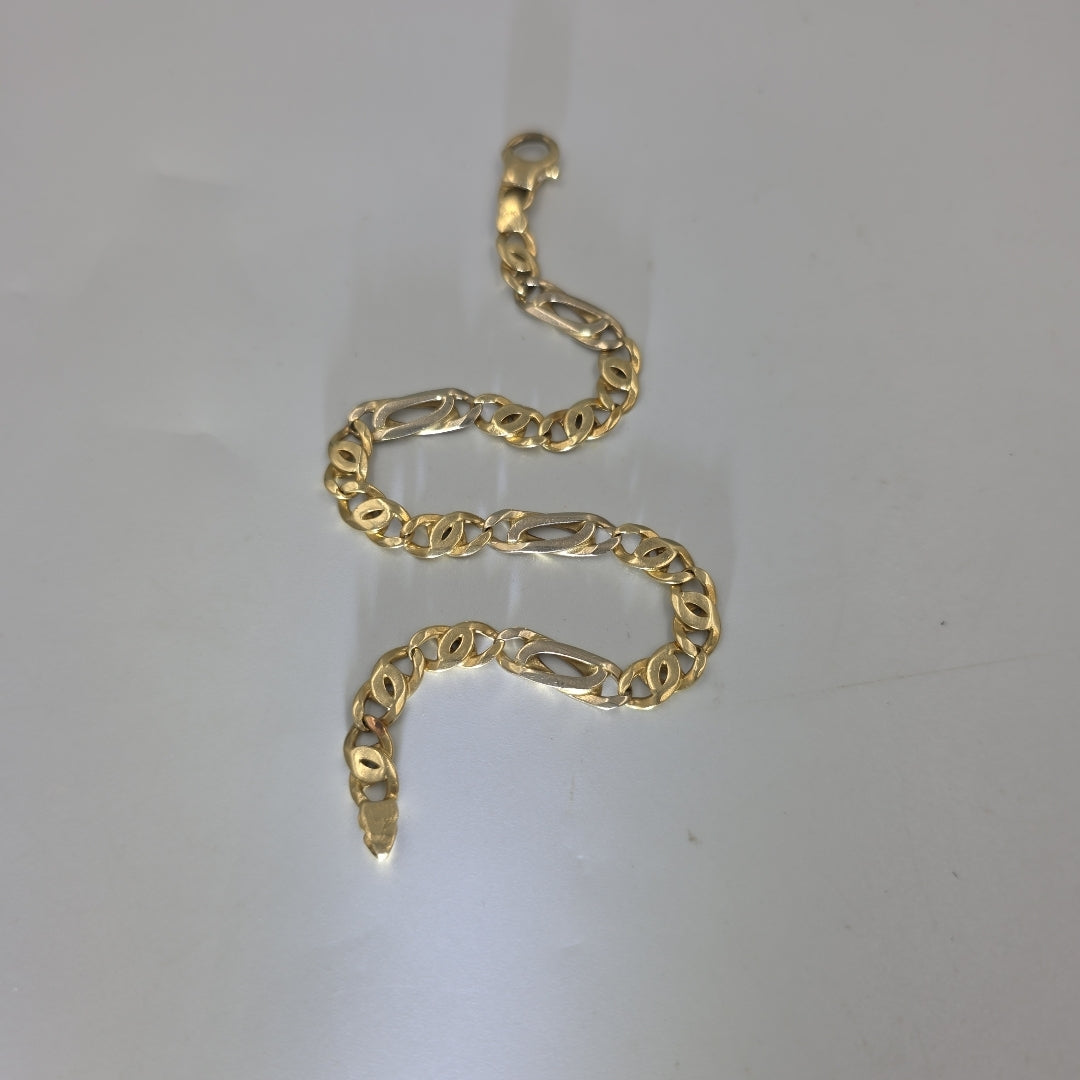 PULSERA ORO,ORO COMBINADO 14 K 13,20 GRMS (SEMINUEVO)