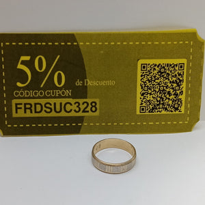 ARGOLLA ORO 14 K 3.8 GRMS (SEMINUEVO)