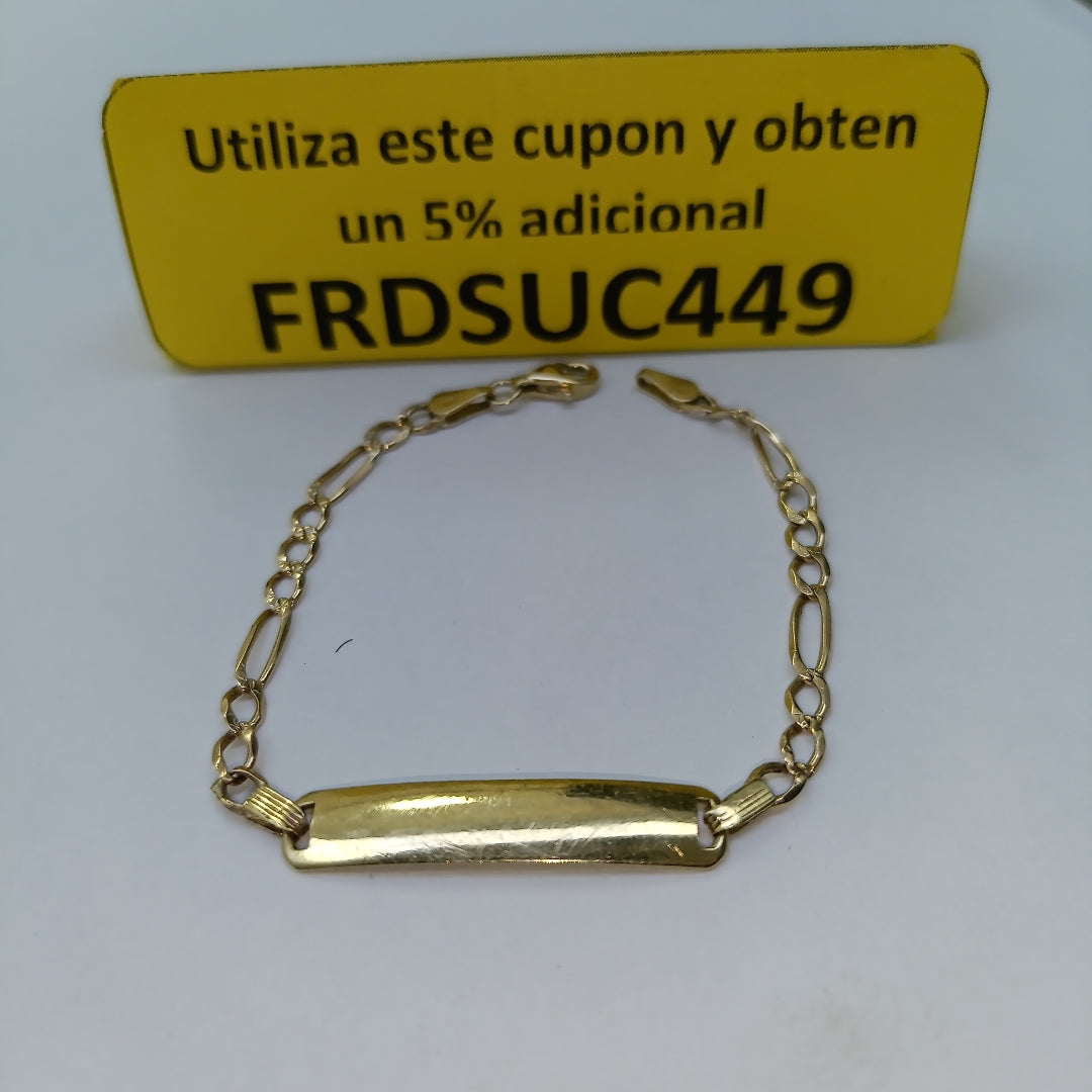 ESCLAVA ORO,RODIADO 14 K 3,20 GRMS (SEMINUEVO)