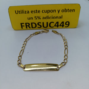ESCLAVA ORO,RODIADO 14 K 3,20 GRMS (SEMINUEVO)