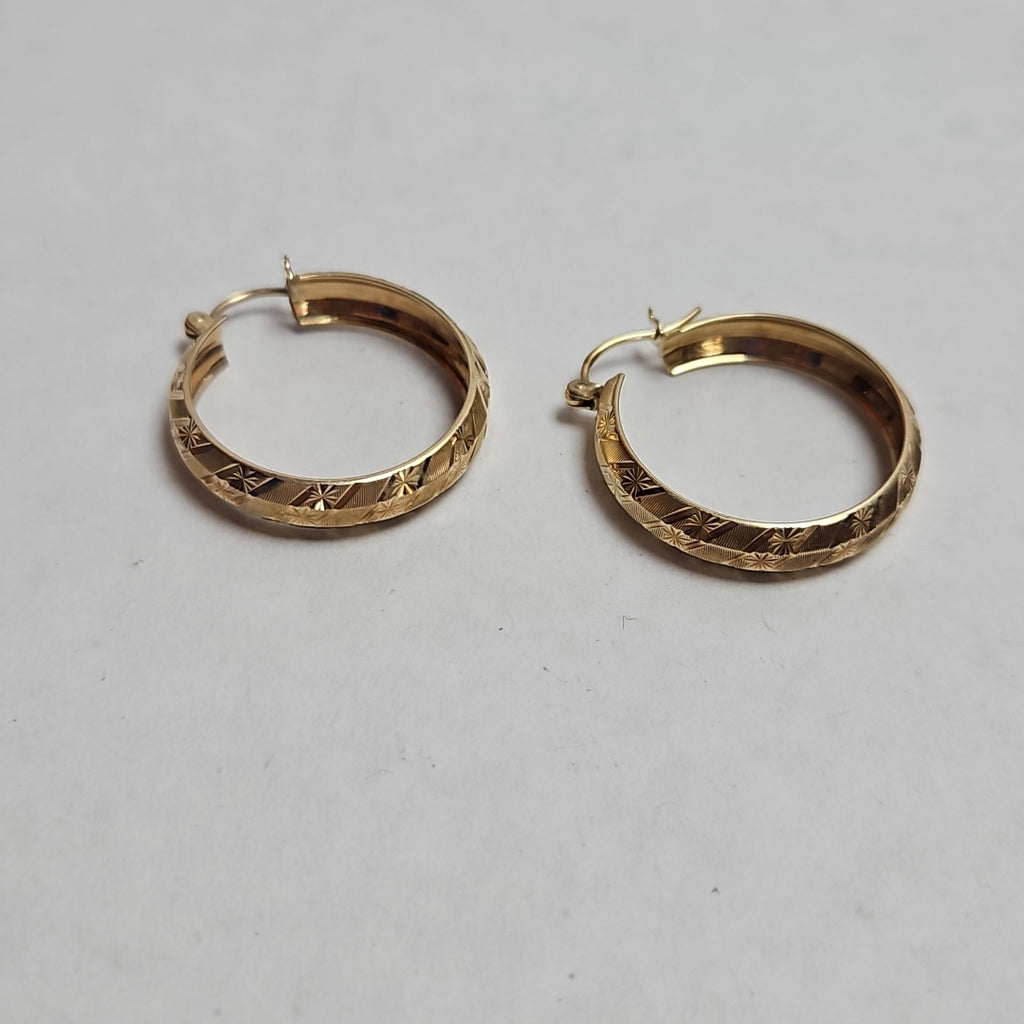 ARRACADAS PAR ORO 10 K 3.4 GRMS (SEMINUEVO)