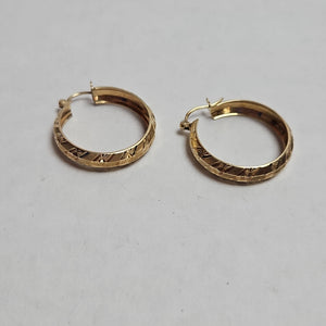 ARRACADAS PAR ORO 10 K 3.4 GRMS (SEMINUEVO)