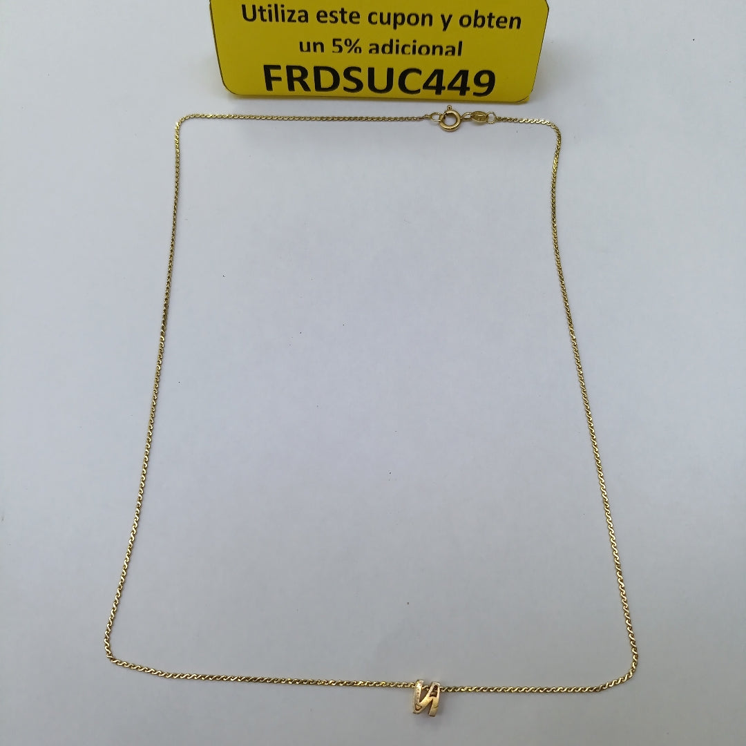 GARGANTILLA ORO 14 K 2.5 GRMS (SEMINUEVO)