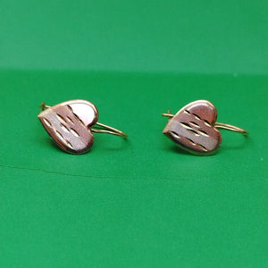 ARETES PAR ORO, RODIADO 10 K 1.1 GRMS (SEMINUEVO)