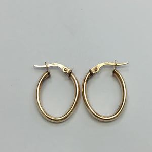 ARRACADAS PAR ORO 14 K 1.5 GRMS (SEMINUEVO)