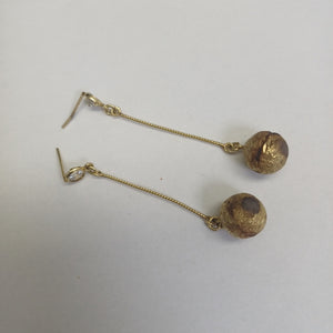 BROQUELES PAR ORO 14 K 4,20 GRMS (SEMINUEVO)