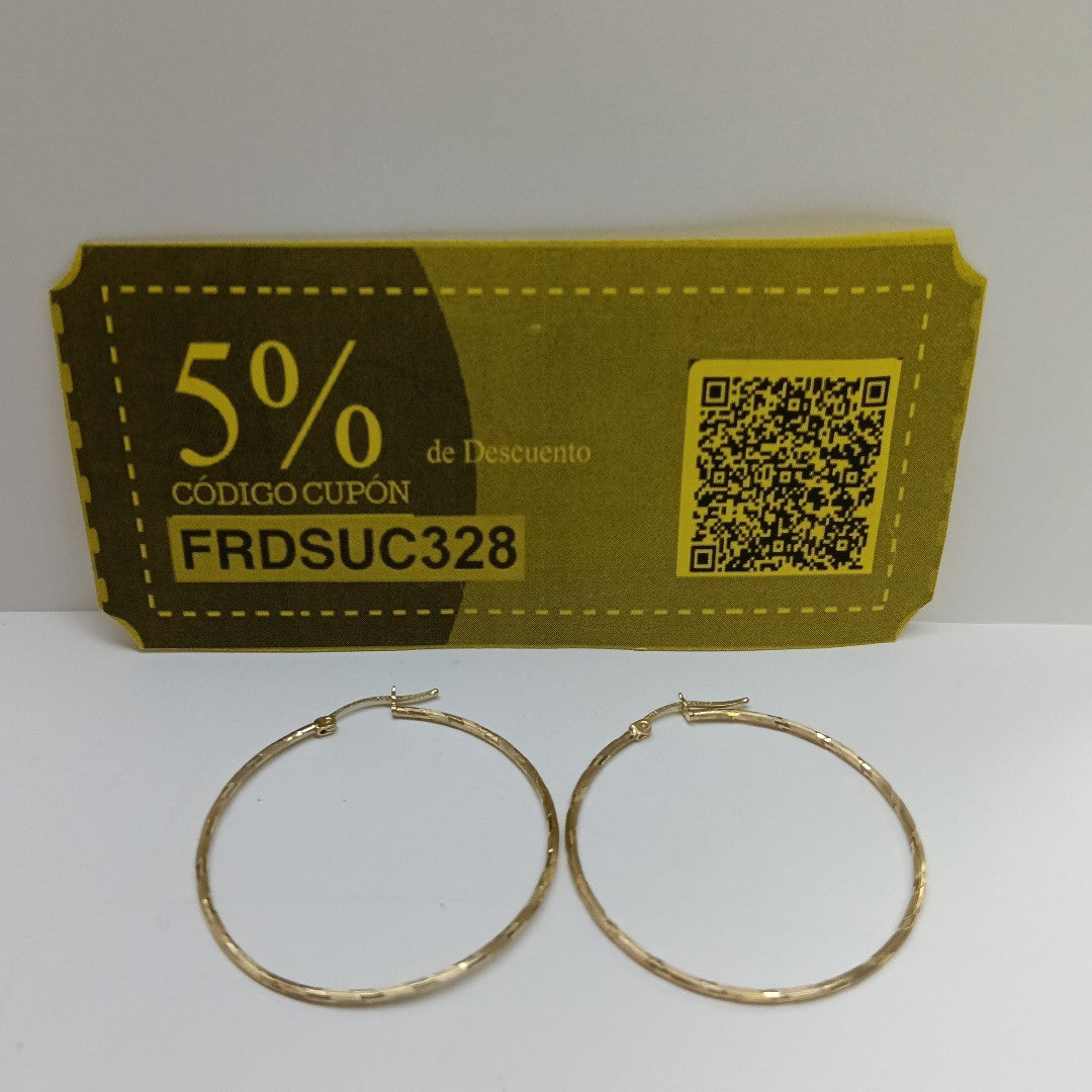 ARRACADAS PAR ORO 10 K 2.6 GRMS (SEMINUEVO)