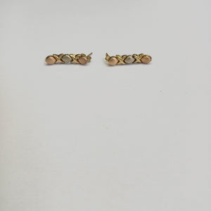 ARETES PAR ORO 14 K 2,30 GRMS (SEMINUEVO)