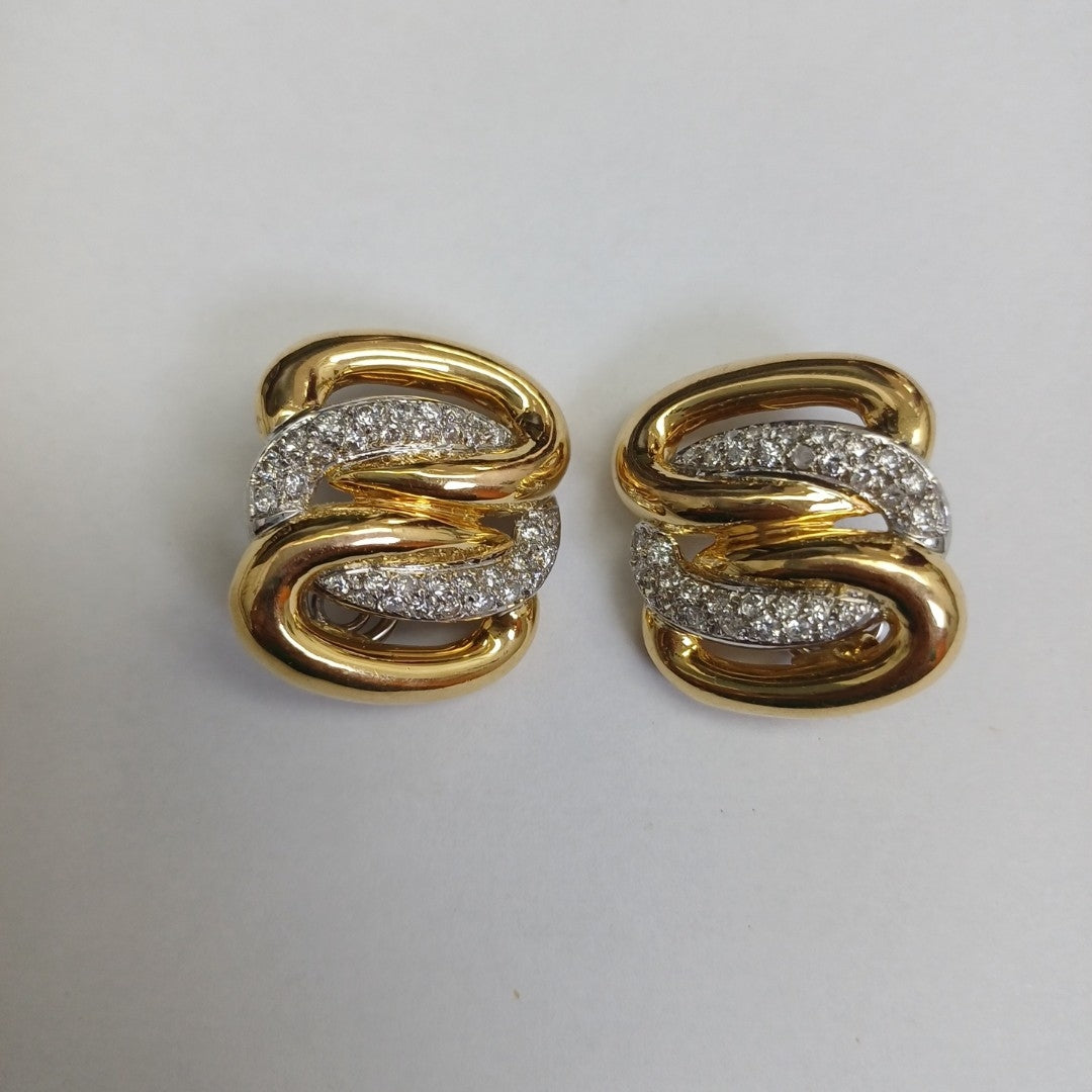 ARETES PAR ORO 18 K 25.2 GRMS (SEMINUEVO)