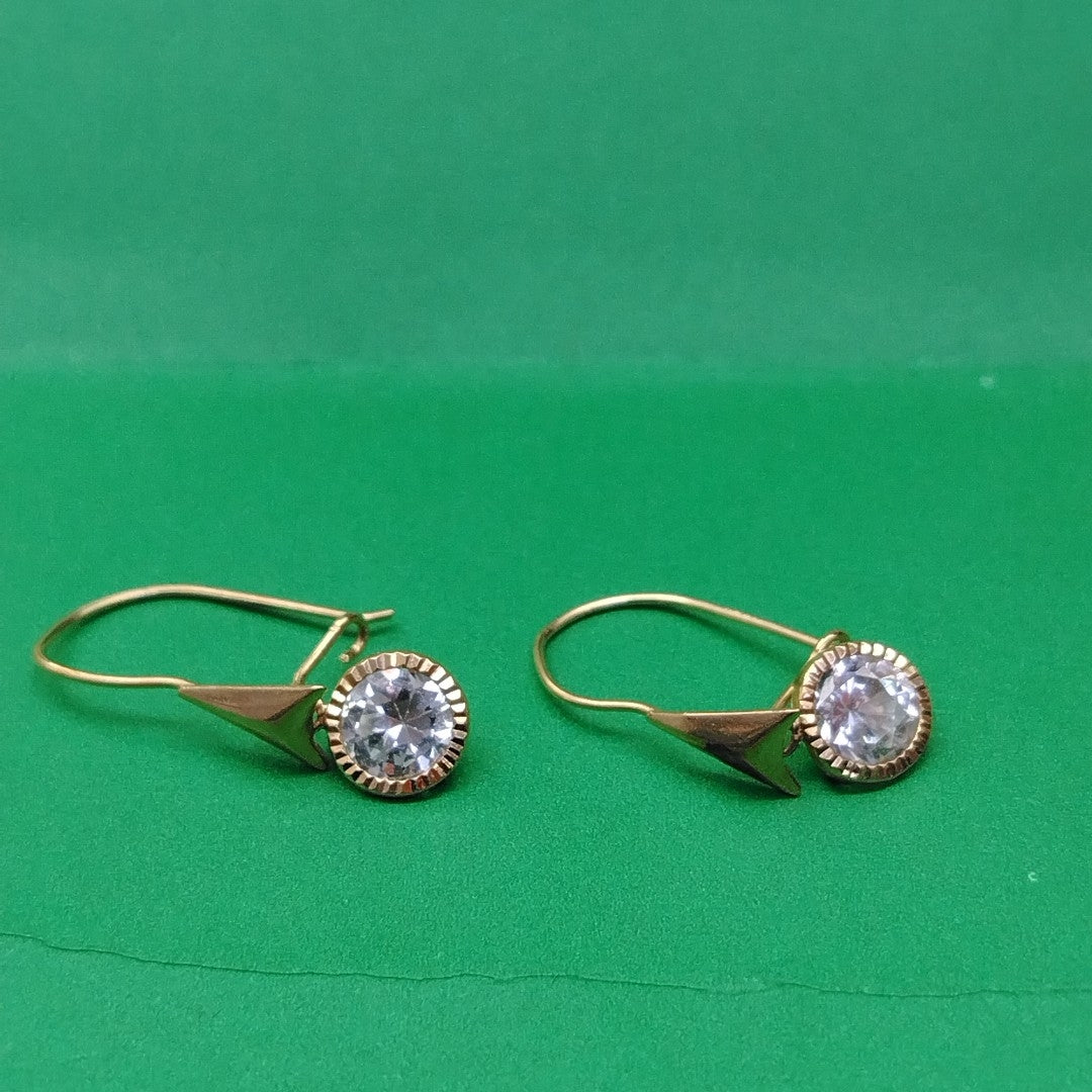 ARETES PAR ORO 10 K 1.2 GRMS (SEMINUEVO)