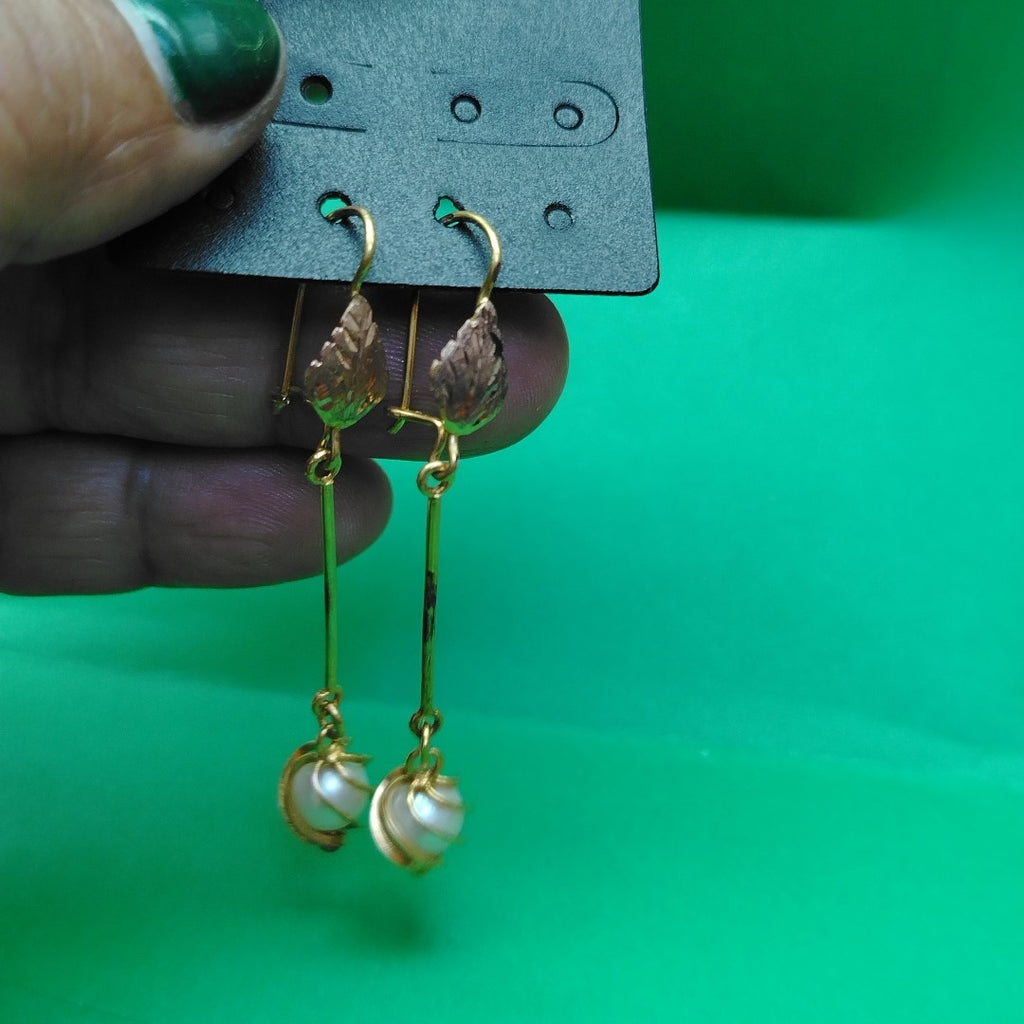ARETES PAR ORO 10 K 3.7 GRMS (SEMINUEVO)