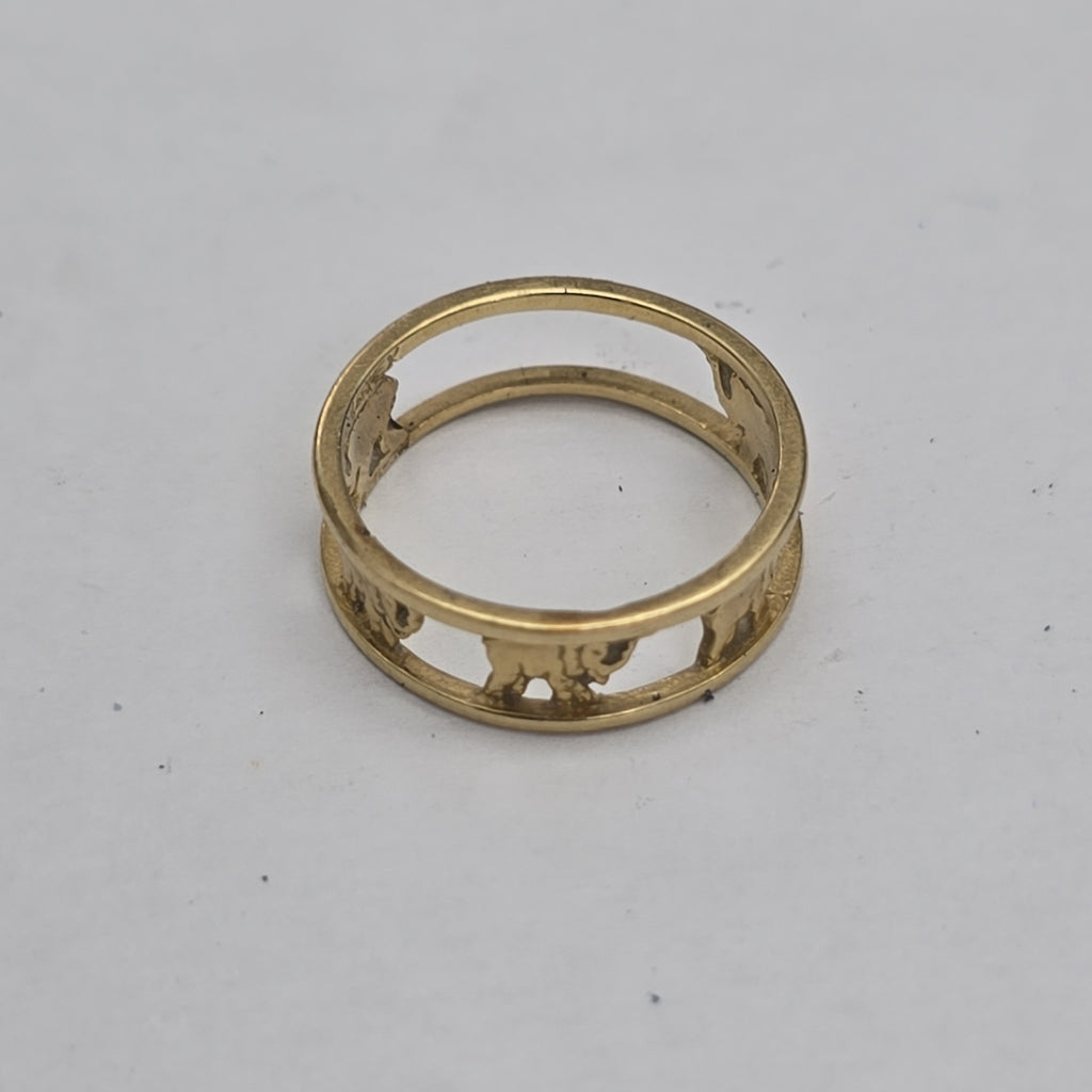 ANILLO ORO 14 K 3 GRMS (SEMINUEVO)