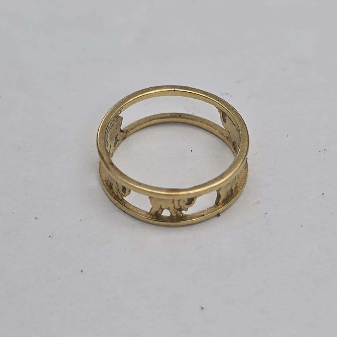 ANILLO ORO 14 K 3 GRMS (SEMINUEVO)