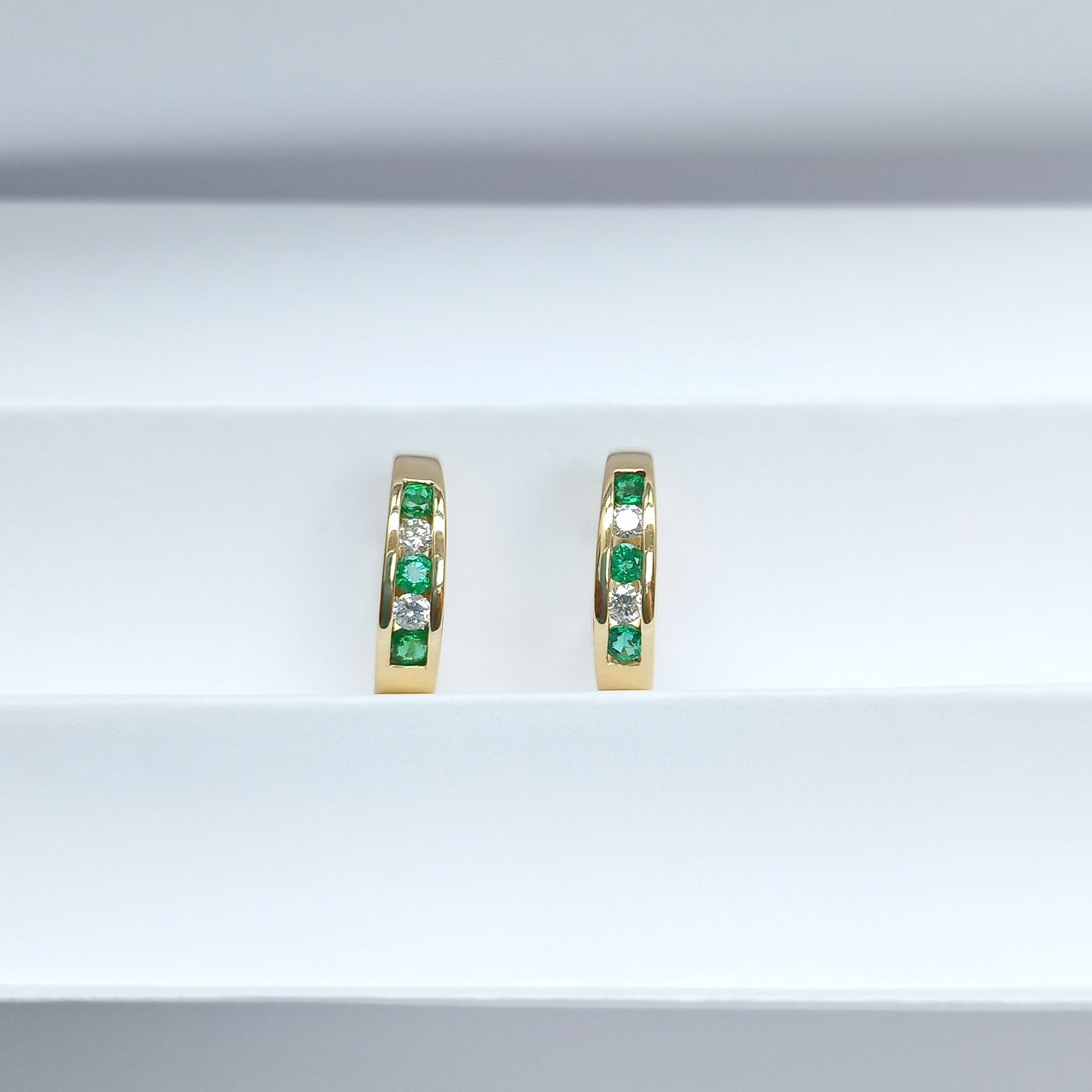 ARRACADAS PAR ORO 14 K 5,20 GRMS (SEMINUEVO)